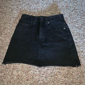 Madewell Skirts - Madewell Denim Black Skirt Madewell Skirts - Madewell Denim Black Skirt